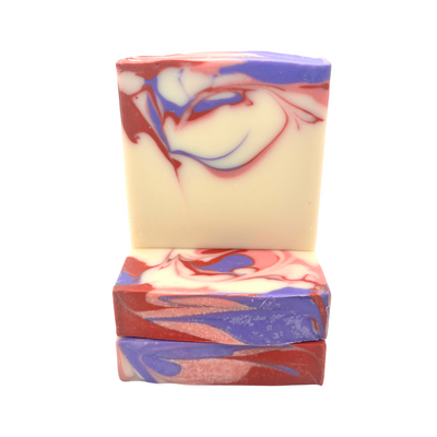 Lovestruck Artisan Pink and Purple Soap